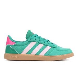 Adidas Breaknet Sleek J Green/Rose/Lucid Pink JR2131 Sz 5 Big Kid NWT